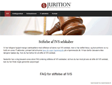 Tablet Screenshot of jurition.dk